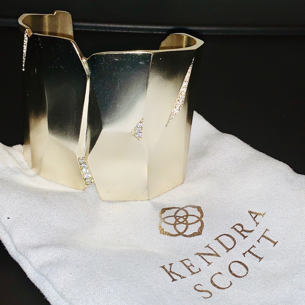 Kendra Scott Gold plated Cuff bracelet